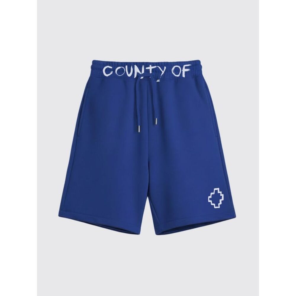 County Of Milan Shorts Men Gnawed Blue
